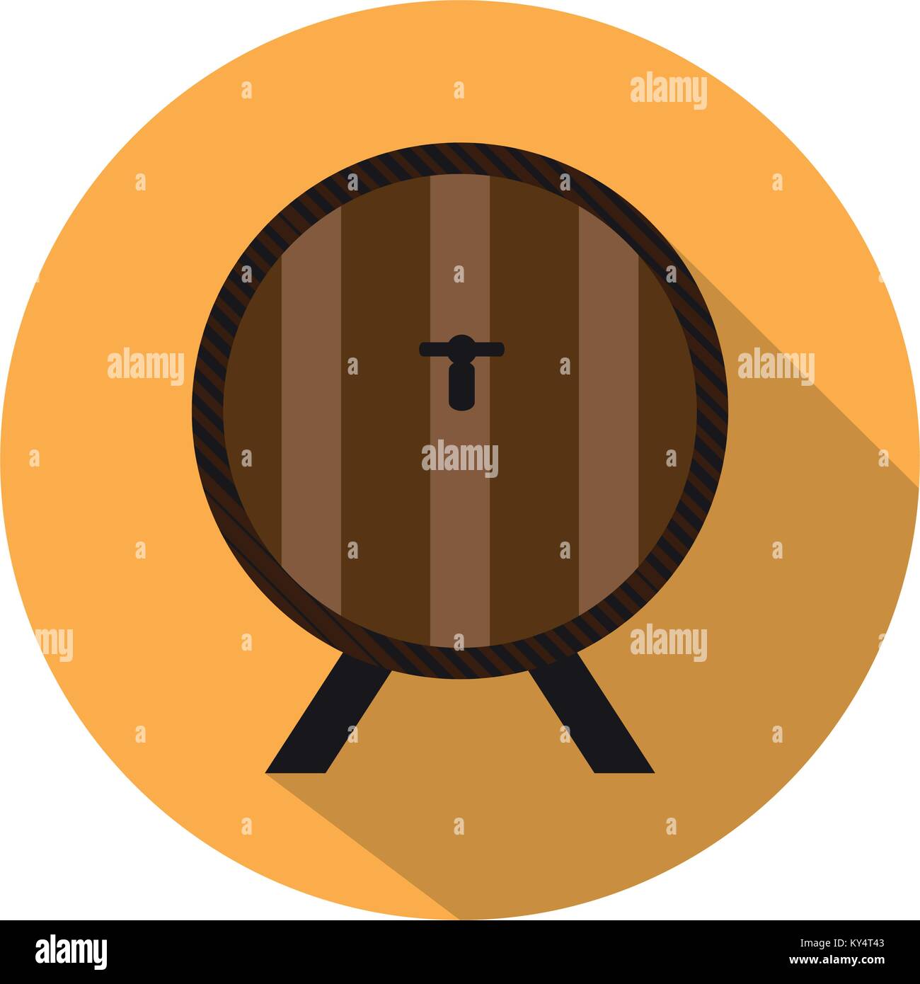 Beer barrel icon Stock Vector Image & Art Alamy