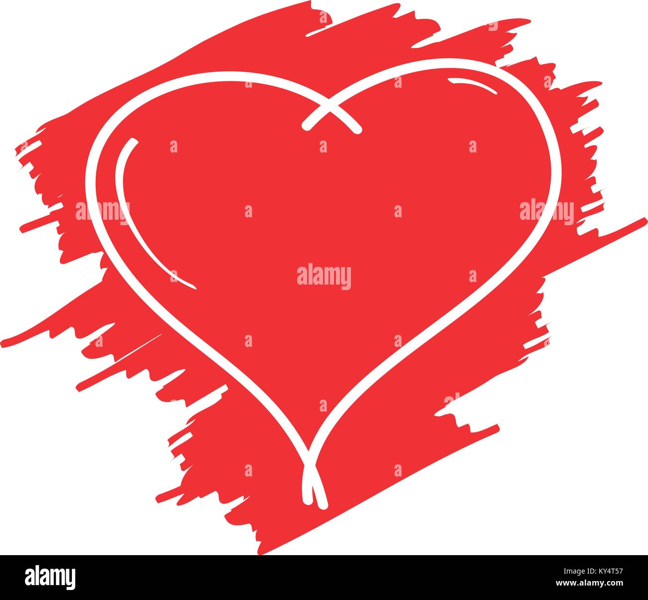 Isolated heart shape Stock Vector Image & Art - Alamy