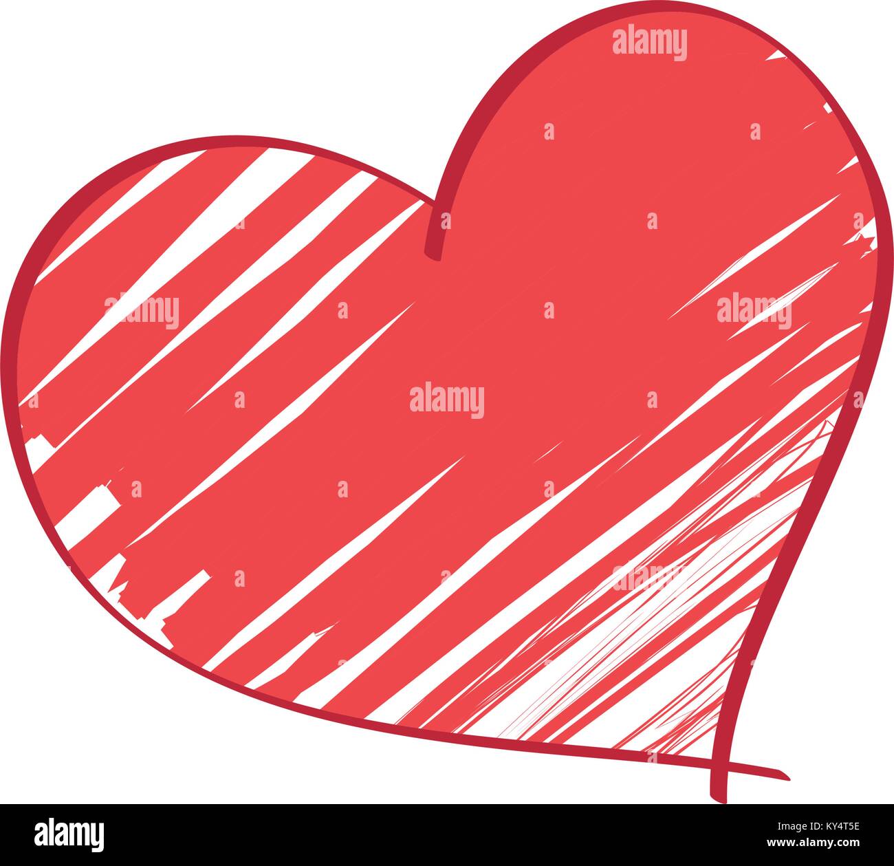 Isolated heart shape Stock Vector Image & Art - Alamy