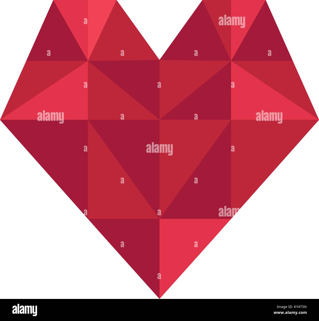 Isolated heart shape Stock Vector Image & Art - Alamy