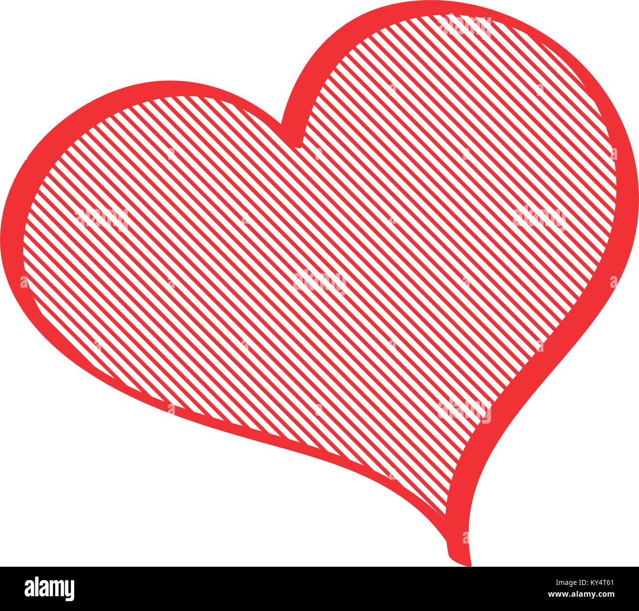 Isolated heart shape Stock Vector Image & Art - Alamy