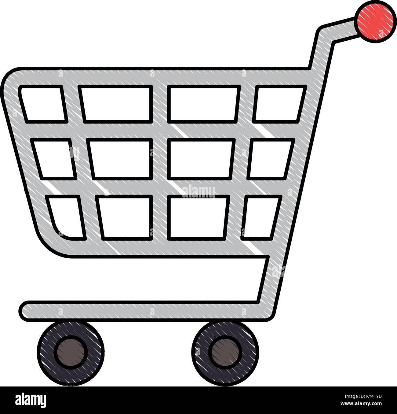 shopping cart isolated icon vector illustration design Stock Vector ...