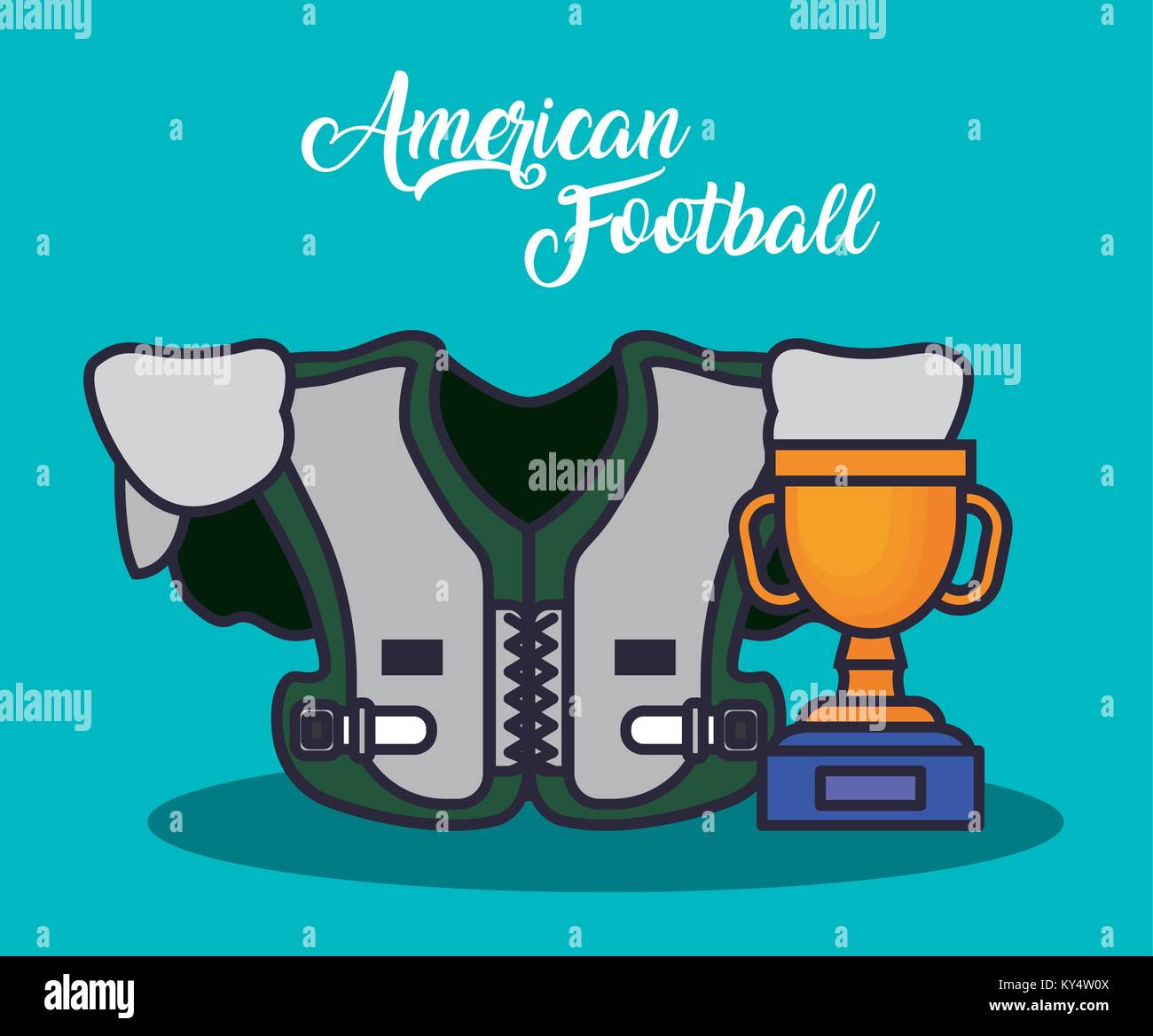 american football equipment Stock Vector Image & Art Alamy