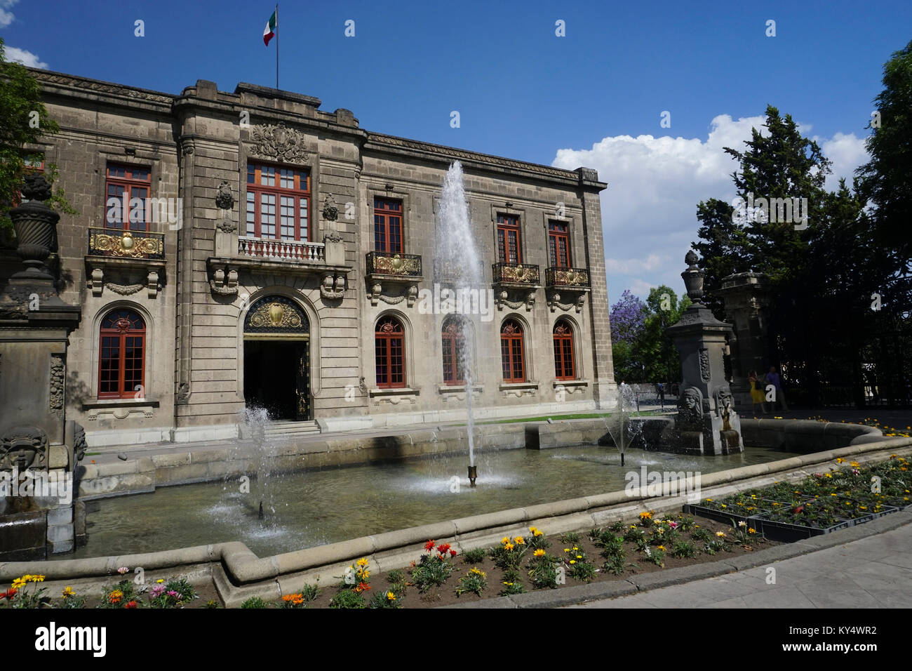 National Museum of History in the Castillo de Chapultepec (Chapultepec Castle), Chapultepec Park, Mexico City, Mexico. Stock Photo