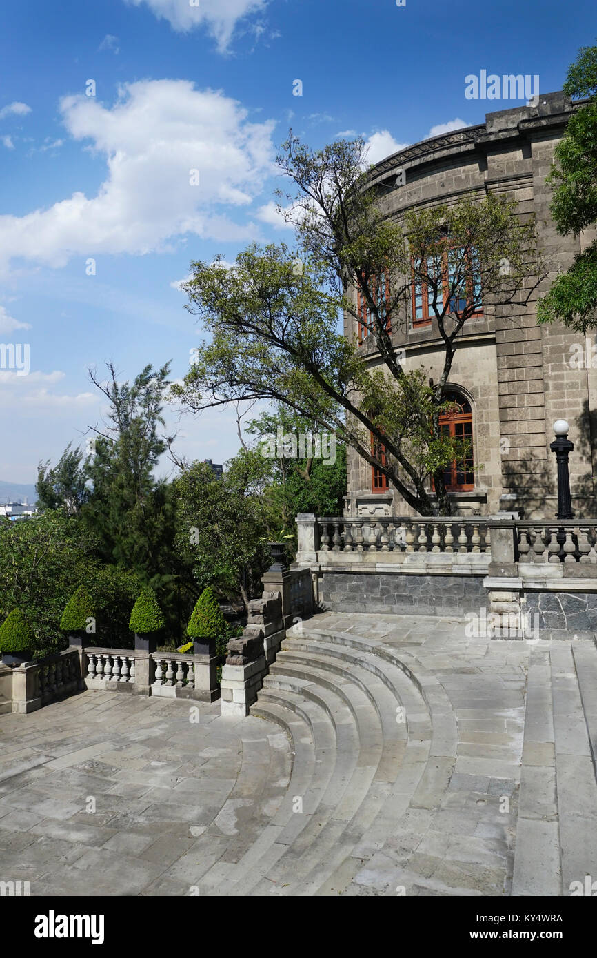 National Museum of History in the Castillo de Chapultepec (Chapultepec Castle), Chapultepec Park, Mexico City, Mexico. Stock Photo