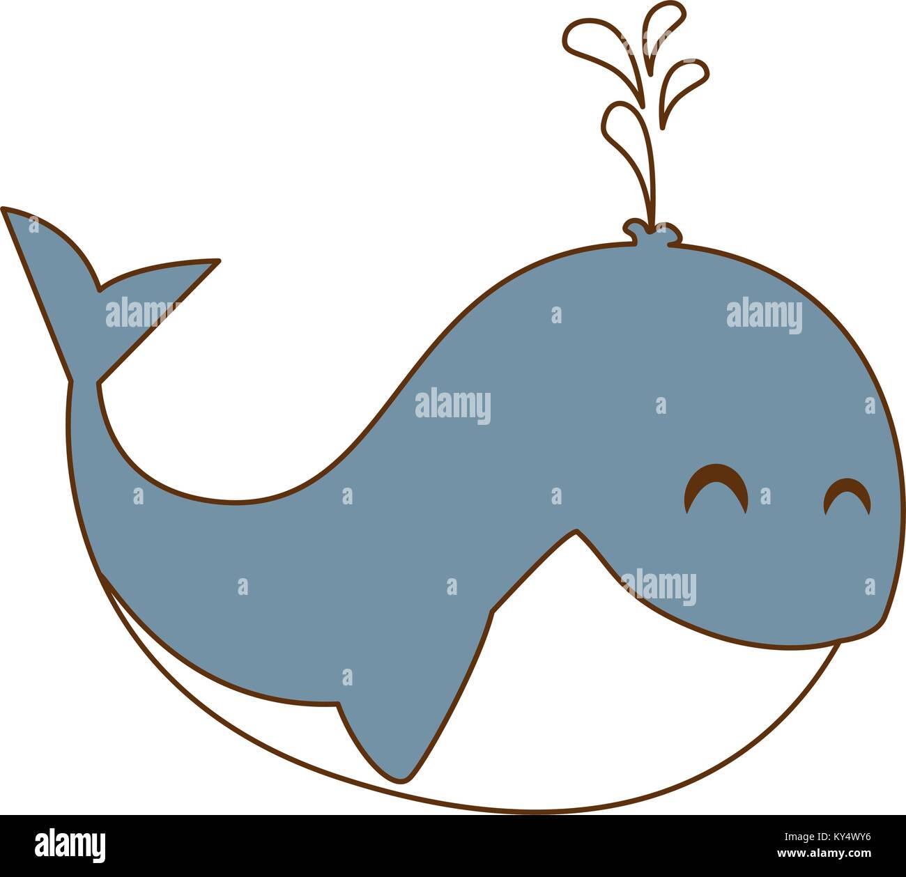 cute little whale icon vector illustration design Stock Vector Image ...