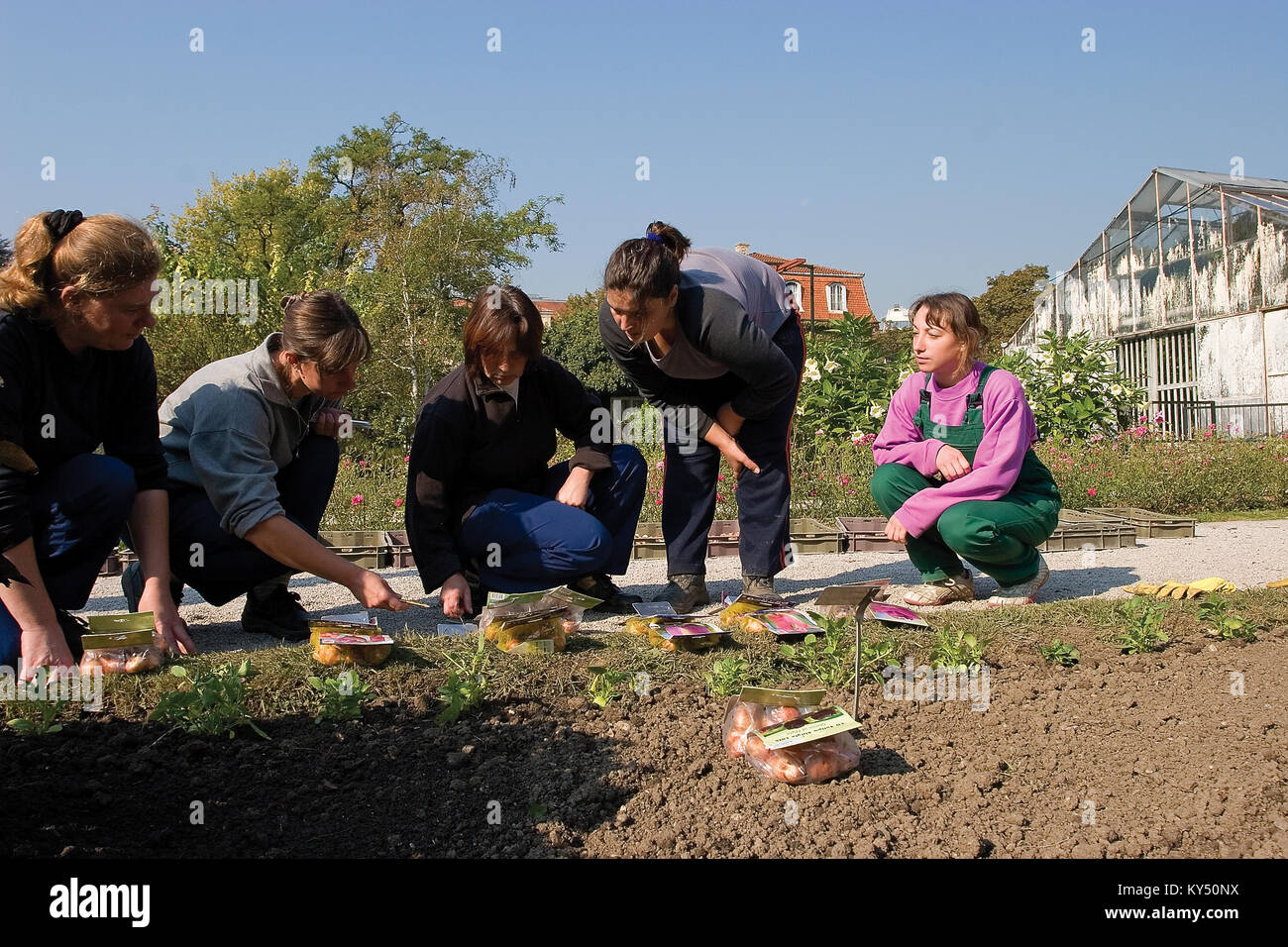 Garden centre worker hi-res stock photography and images - Alamy
