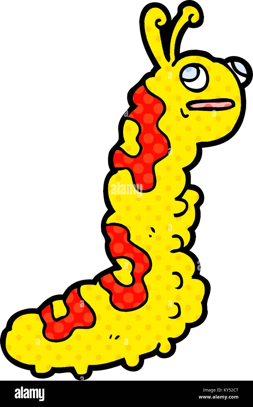 funny cartoon caterpillar Stock Vector Image & Art - Alamy