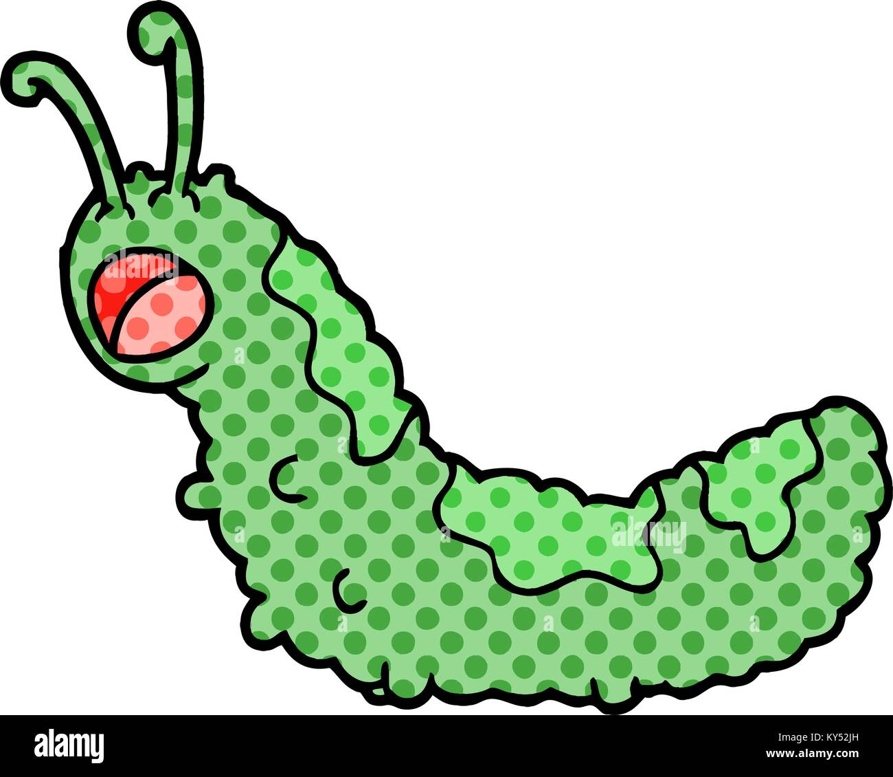 funny cartoon caterpillar Stock Vector Image & Art - Alamy