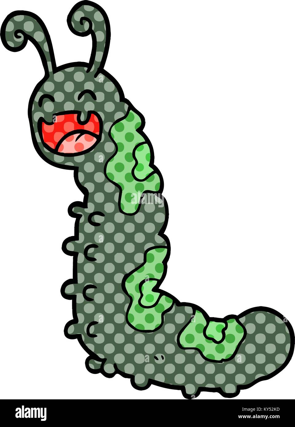 funny cartoon caterpillar Stock Vector Image & Art - Alamy