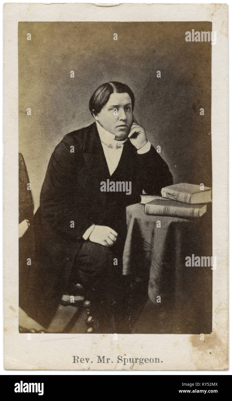 Charles Haddon Spurgeon (1834-1892). Stock Photo