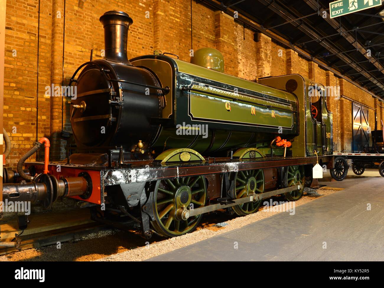 An 0-6-0 Tank engine Stock Photo