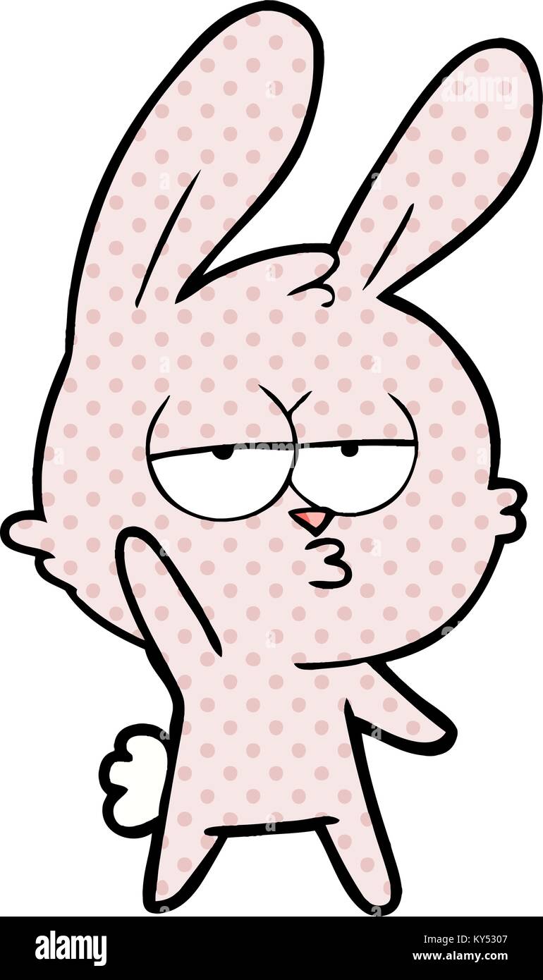 cute cartoon rabbit Stock Vector Image & Art - Alamy
