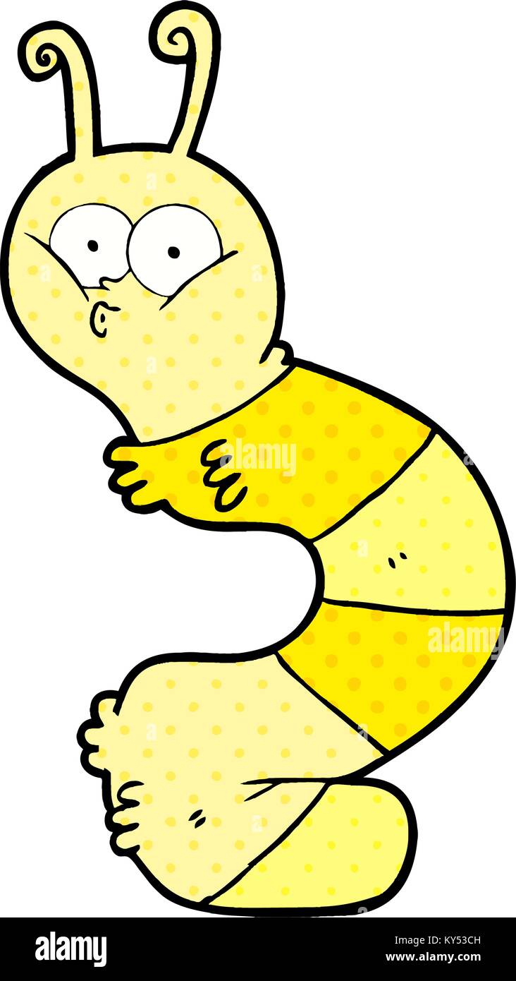 funny cartoon caterpillar Stock Vector Image & Art - Alamy