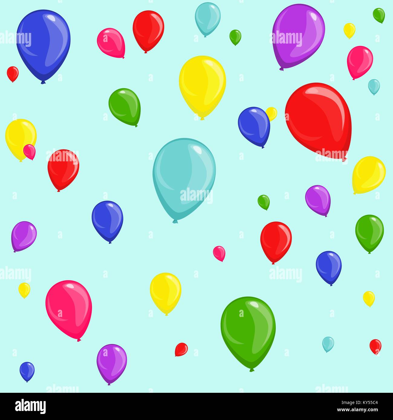 Balloons pattern Stock Vector Images - Alamy