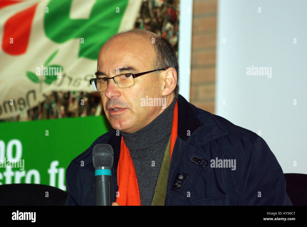 Italian (Sardinian) politician Renato Soru, meber of Eureopean Parliament Stock Photo