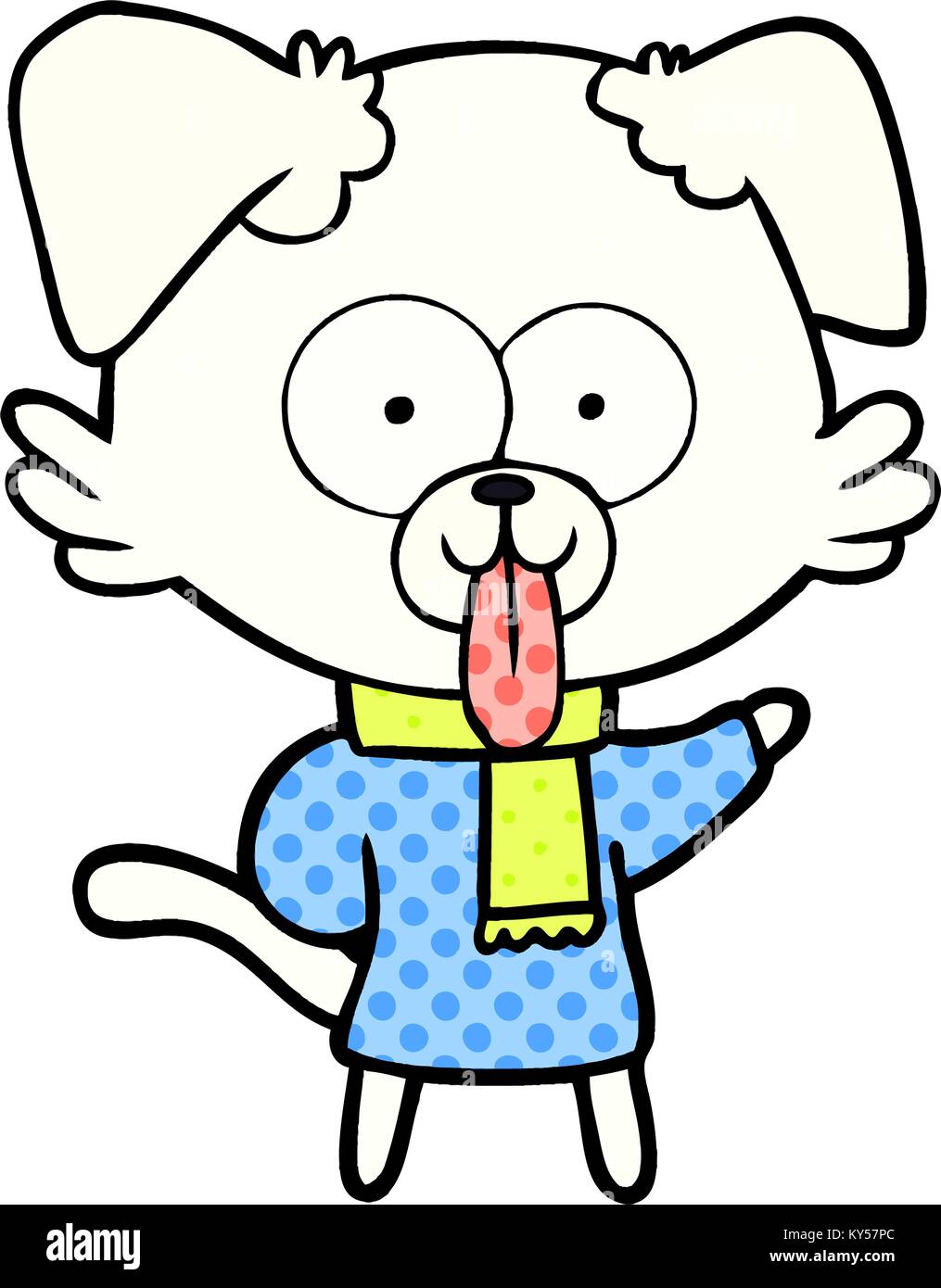 Funny dog clothes in Stock Vector Images - Alamy