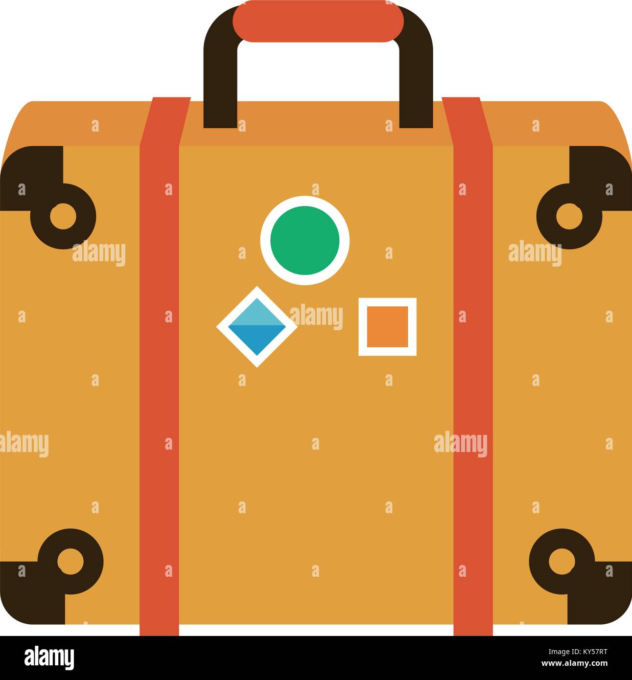 Travel suitcase symbol Stock Vector Image & Art Alamy