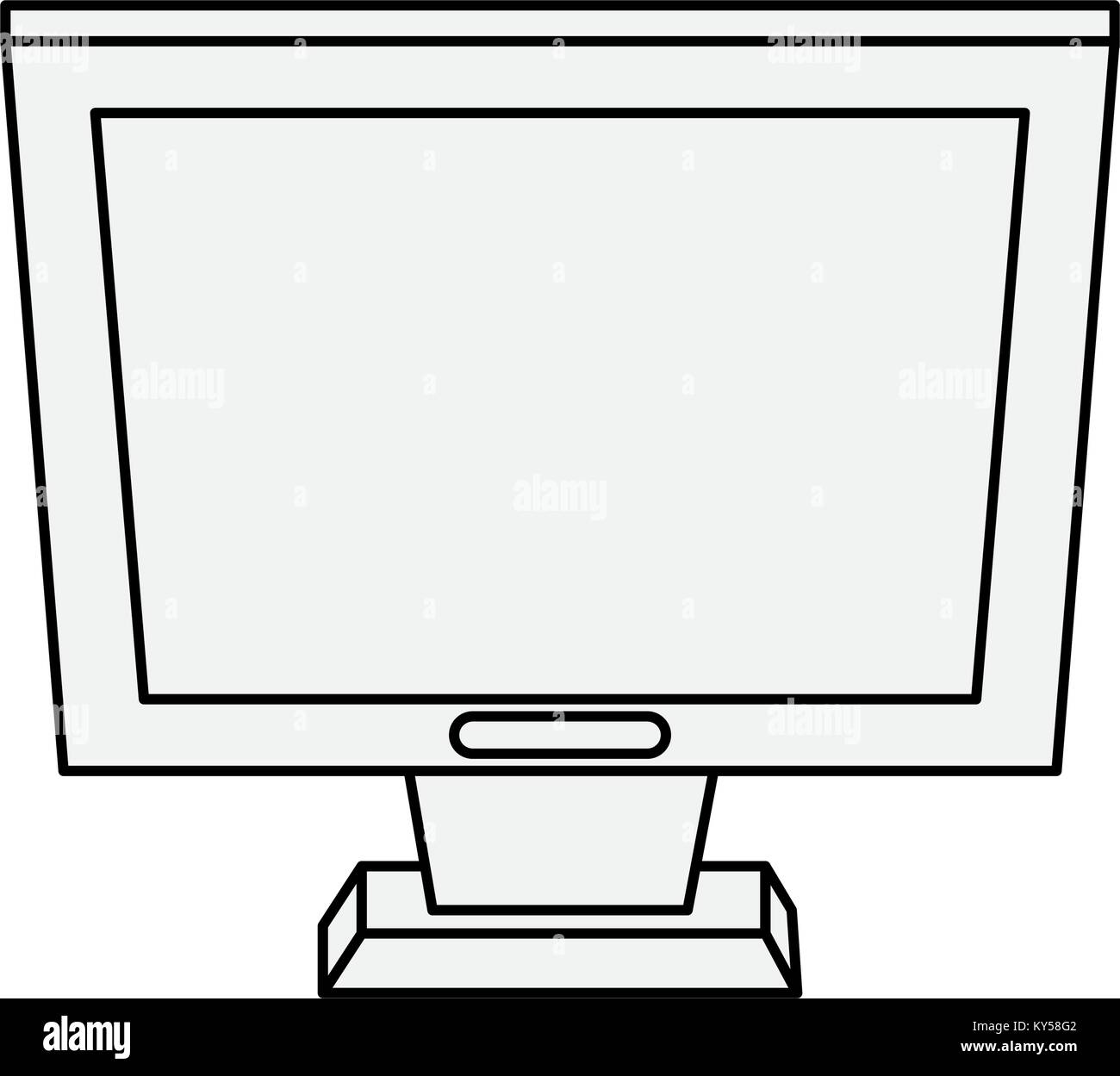 Traceable Computer Screen Computer screen technology Stock Vector Image & Art - Alamy
