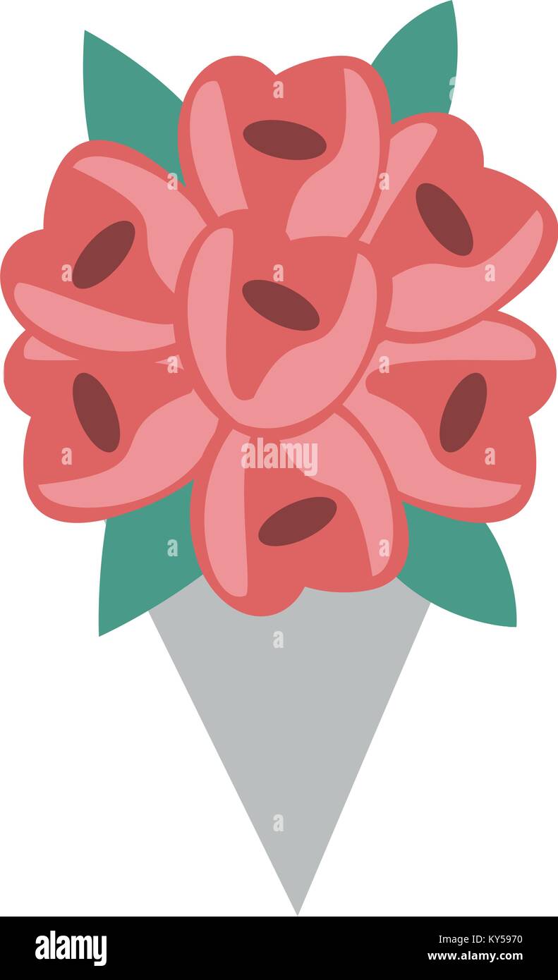 flowers bouquet isolated Stock Vector Image & Art - Alamy