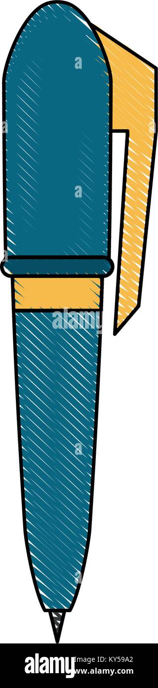 Office pen isolated Stock Vector Image & Art - Alamy