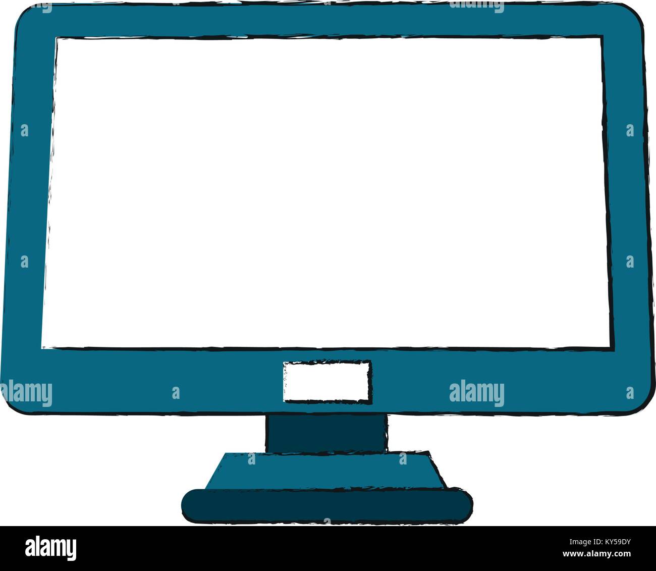 Traceable Computer Screen Computer screen technology Stock Vector Image & Art - Alamy
