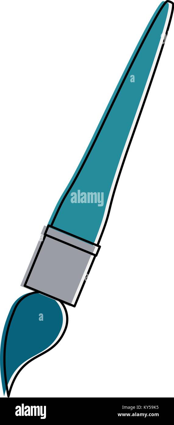 Paint brush art Stock Vector Image & Art - Alamy