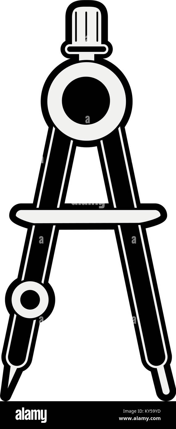 Compass geometric tool Stock Vector Image & Art Alamy