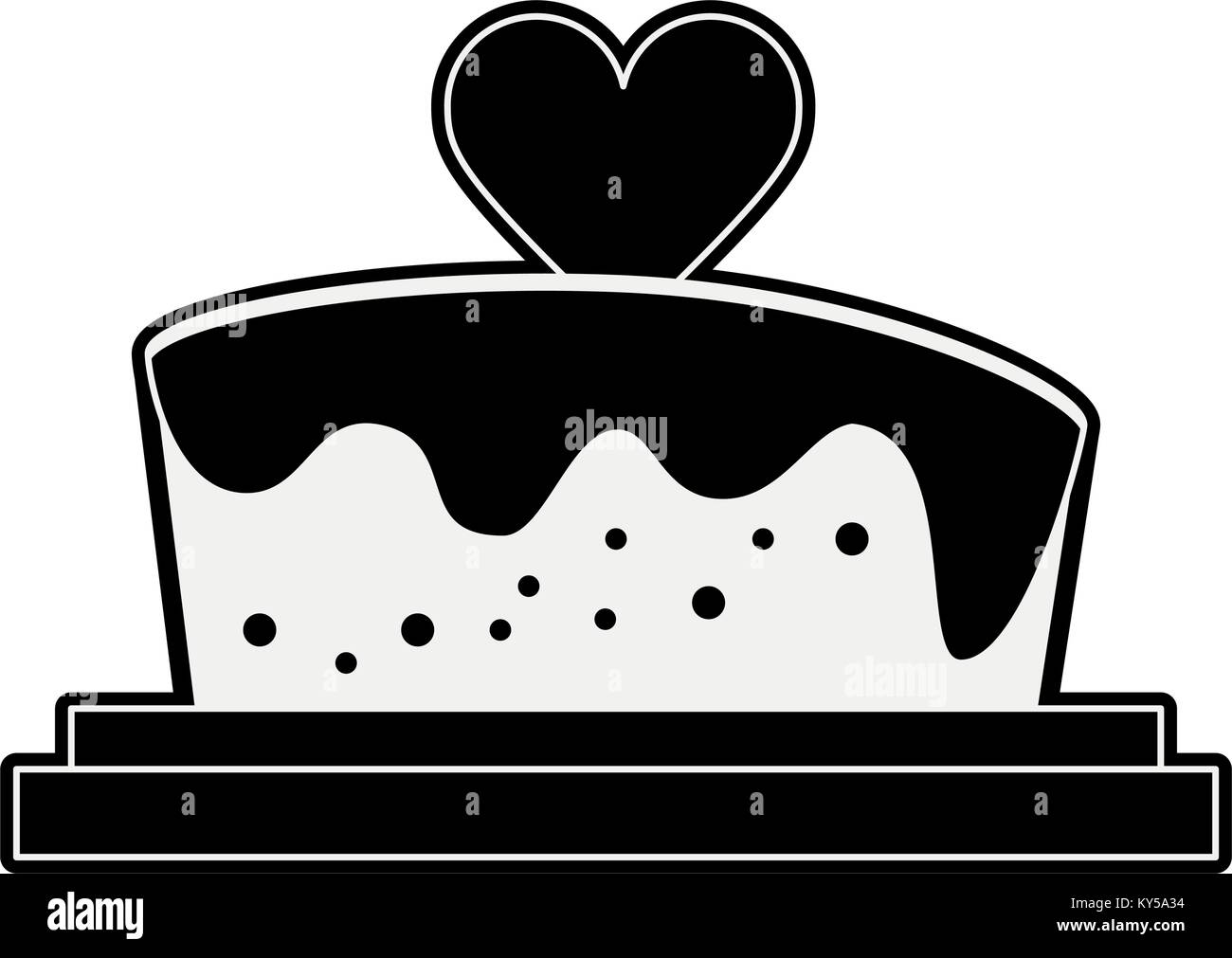 Wedding big cake Stock Vector Image & Art Alamy