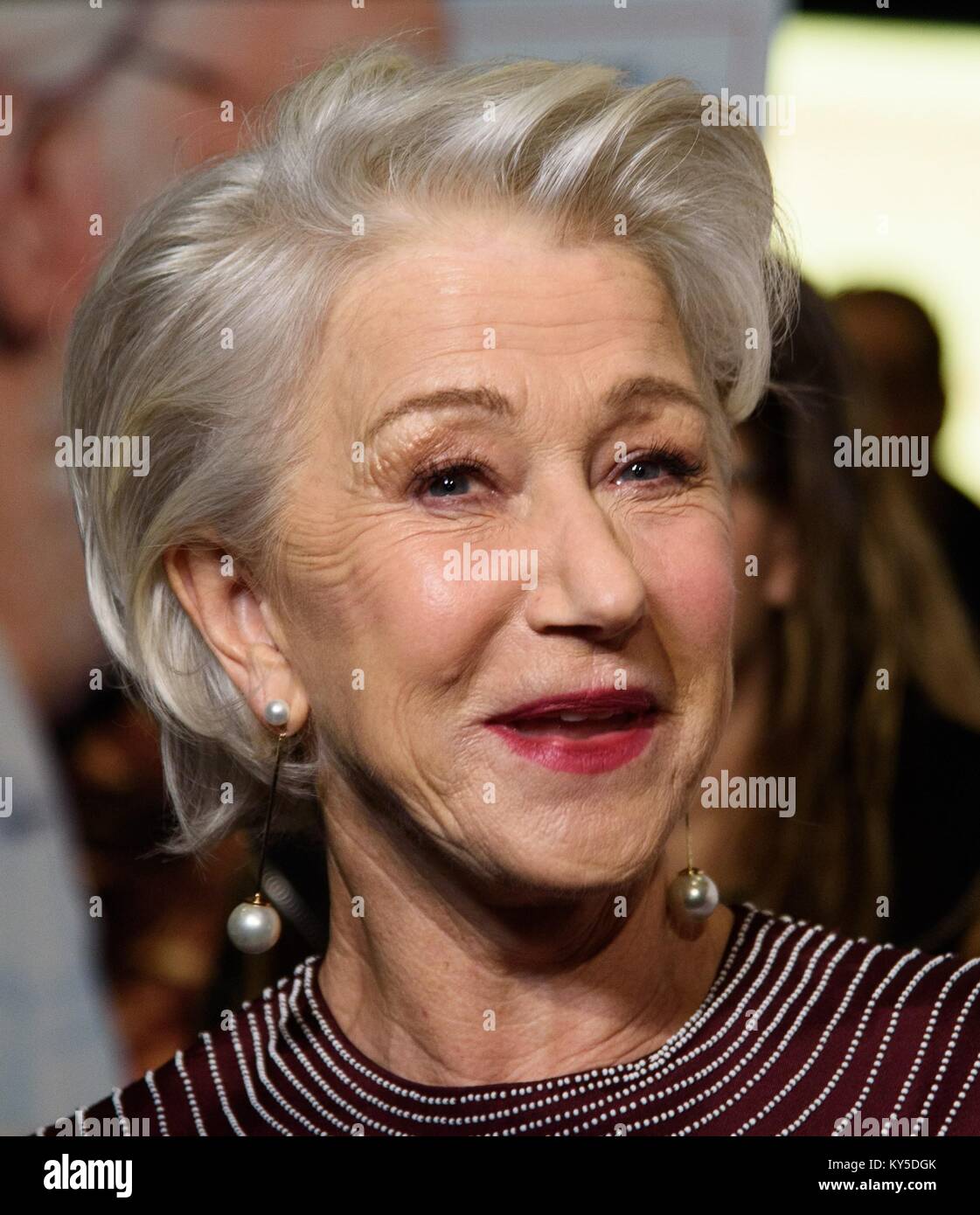 New York, NY, USA. 11th Jan, 2018. Helen Mirren at arrivals for THE LEISURE SEEKER Screening, AMC Loews Lincoln Square, New York, NY January 11, 2018. Credit: RCF/Everett Collection/Alamy Live News Stock Photo