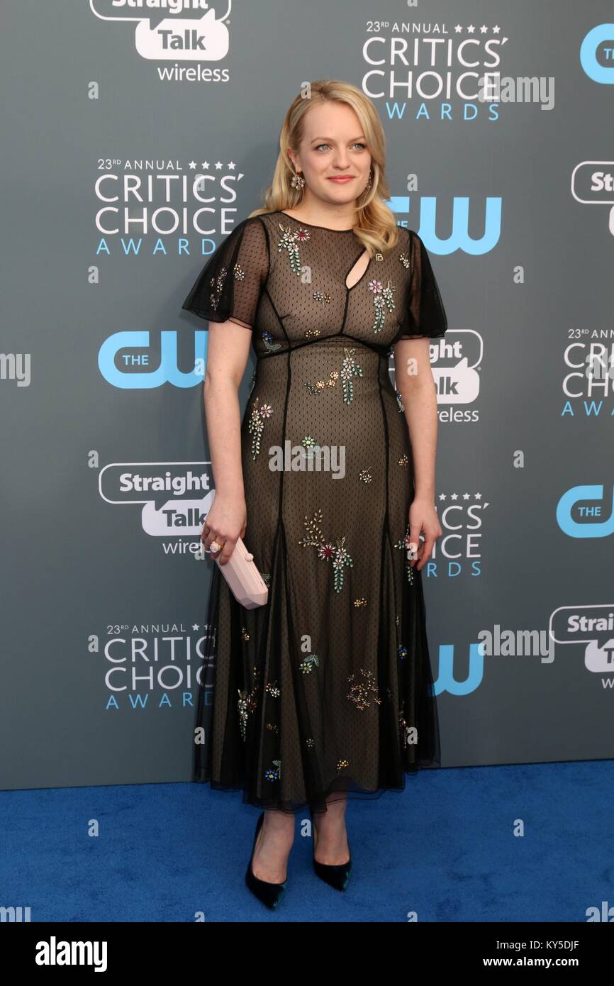 Elisabeth Moss At Arrivals For The Critics' Choice Awards 2017, Barker ...