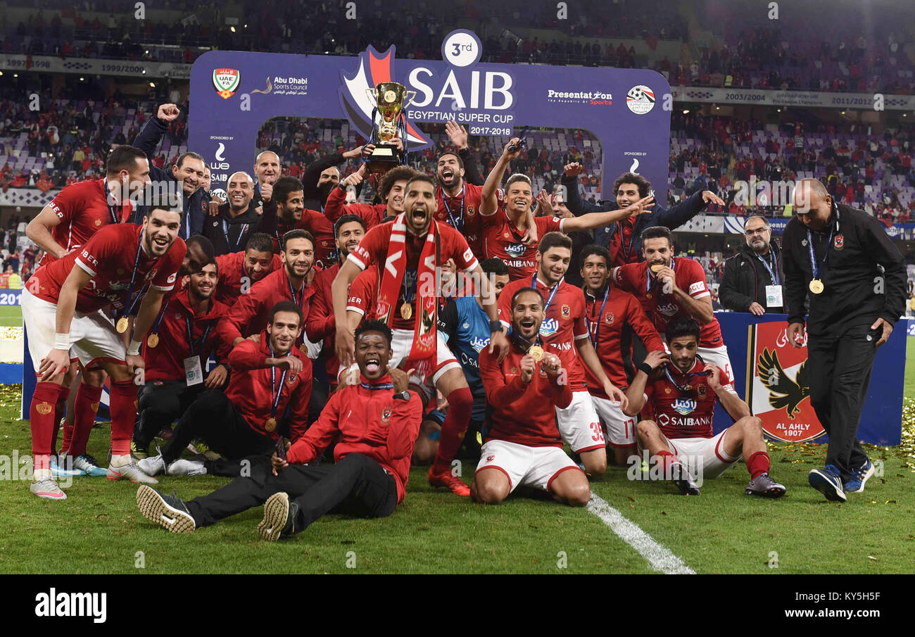 Abu Dhabi, Abu Dhabi, United Arab Emirates. 12th Jan, 2018. AlAhly