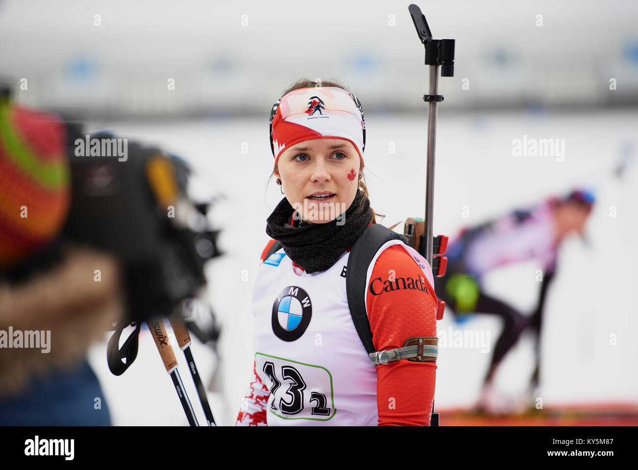 RANSOM Julia (CAN) Woman Relay, IBU Biathlon Weltcup, World Cup ...