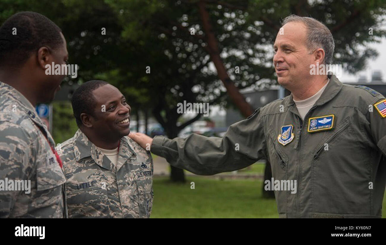 Us Air Force Lt Gen Jerry P Martinez Right Us Forces Japan And