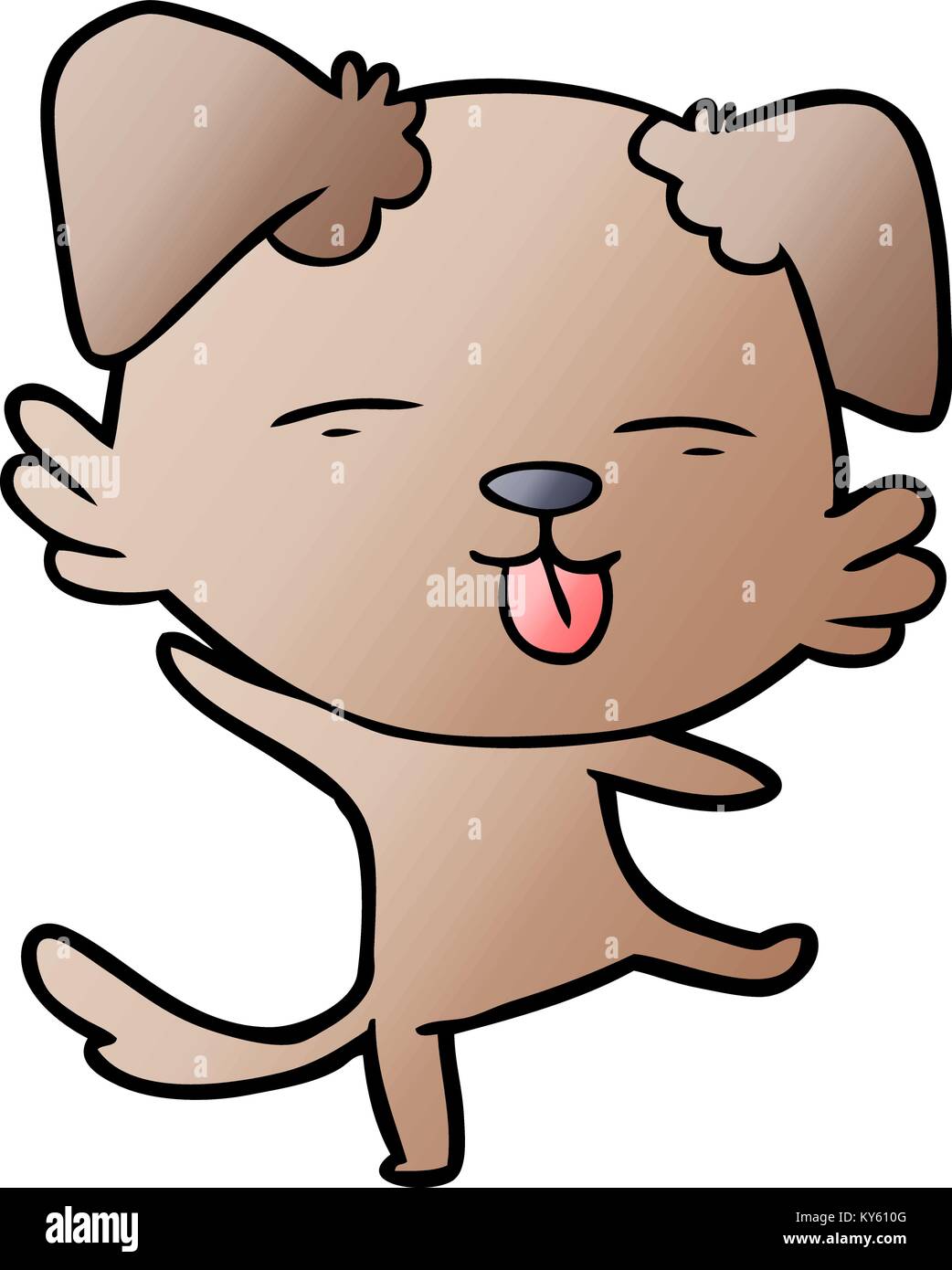 cartoon dancing dog Stock Vector Image & Art - Alamy