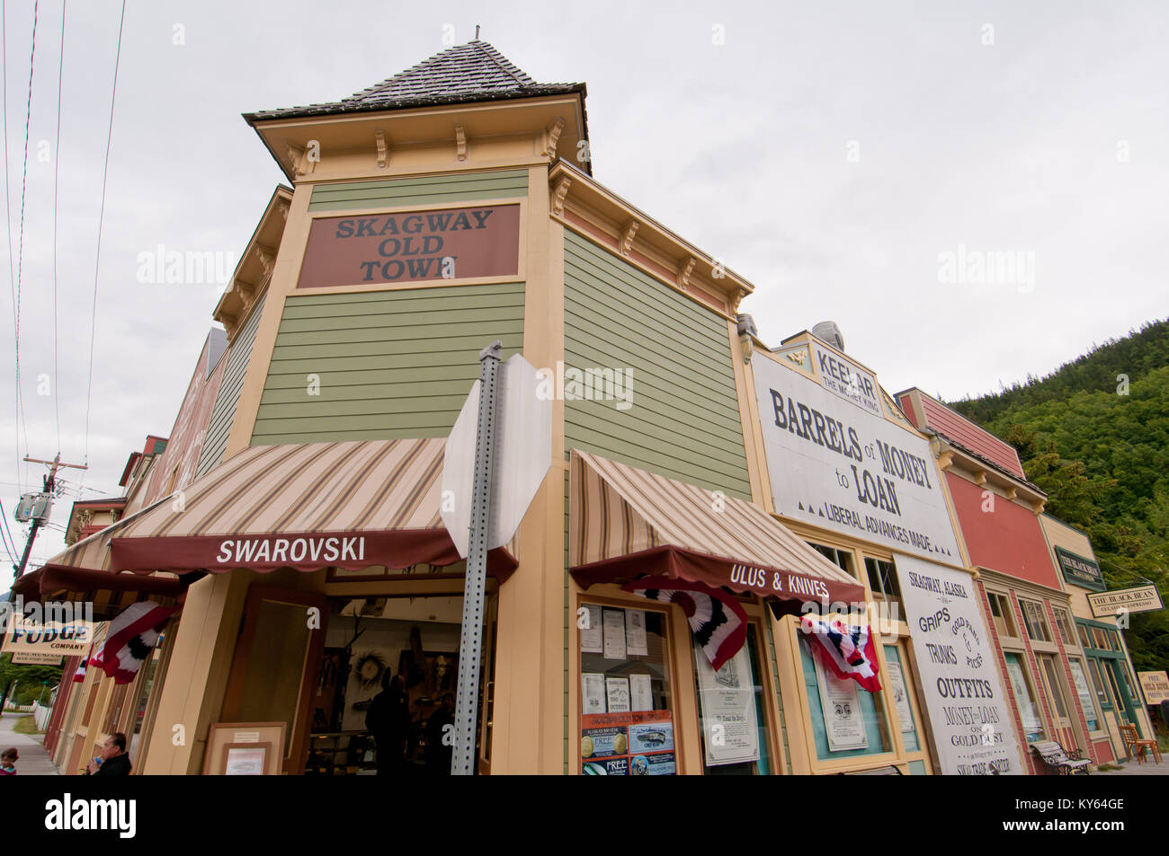 Alaska skagway buildings hires stock photography and images Alamy