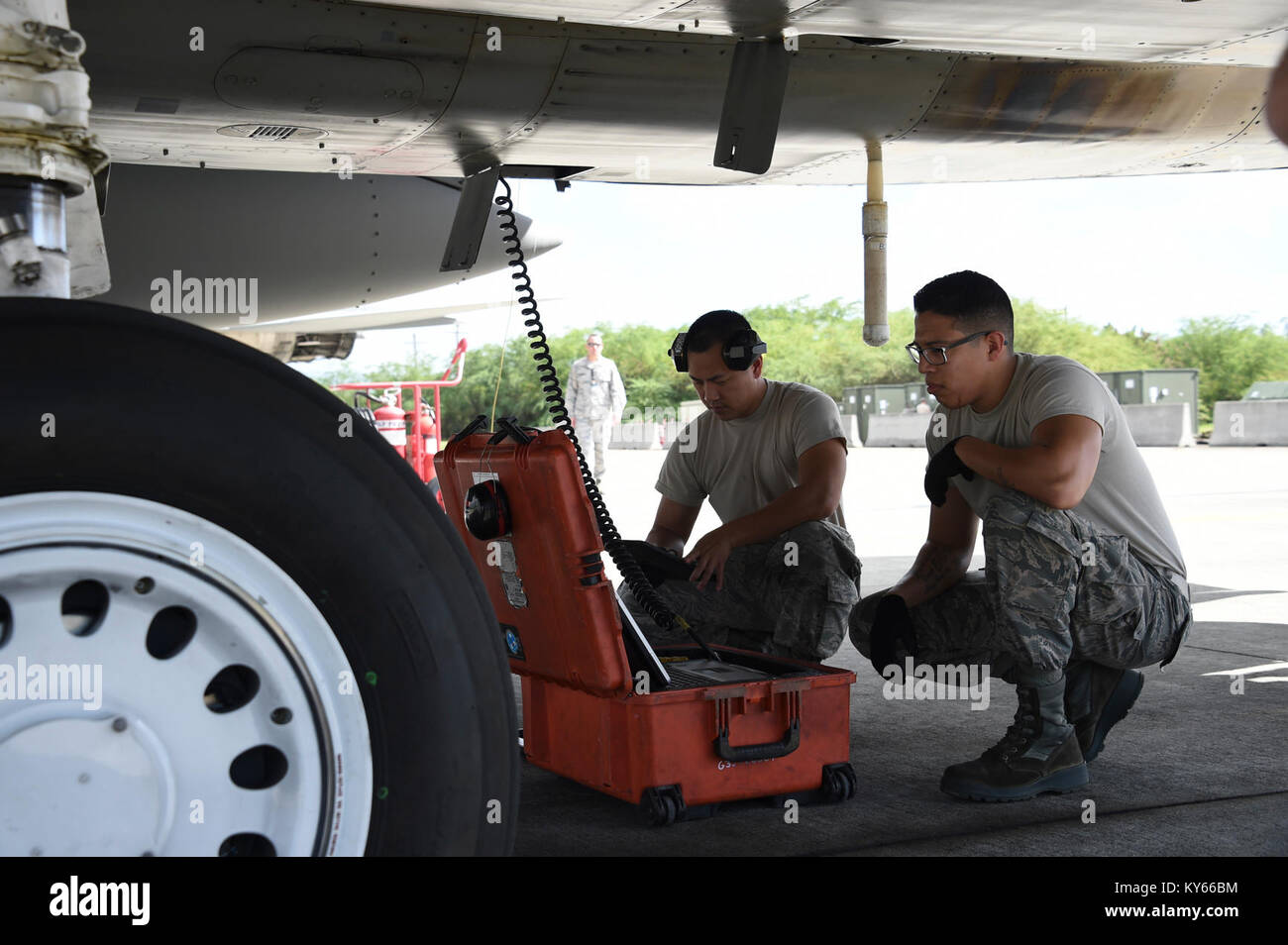U.S. Air Force Staff Sgts. Jemson Chasengnou and Moses Sanchez, 144th ...