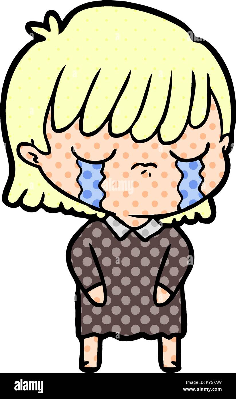 cartoon woman crying Stock Vector Image & Art - Alamy