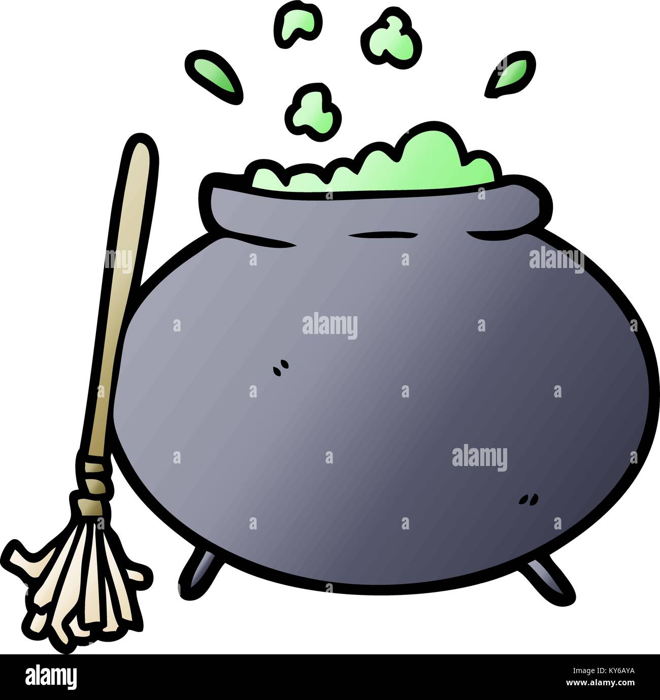 Cartoon Cauldron Stock Vector Image Art Alamy