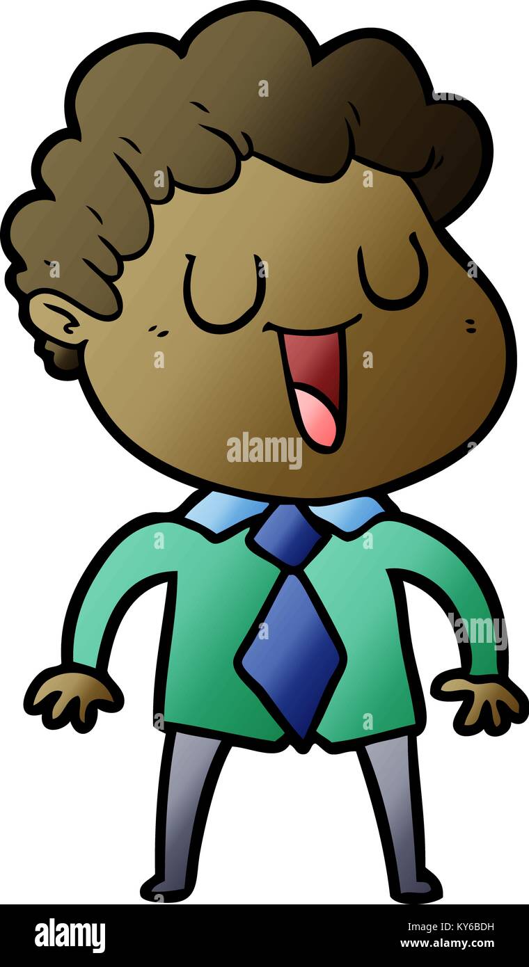 laughing cartoon man Stock Vector Image & Art - Alamy