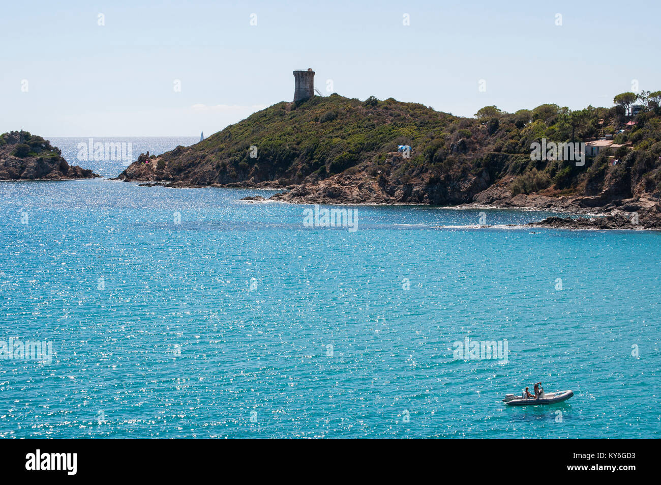 Sainte Lucie de Porto Vecchio, Corsica Mediterranean Sea and Genoese