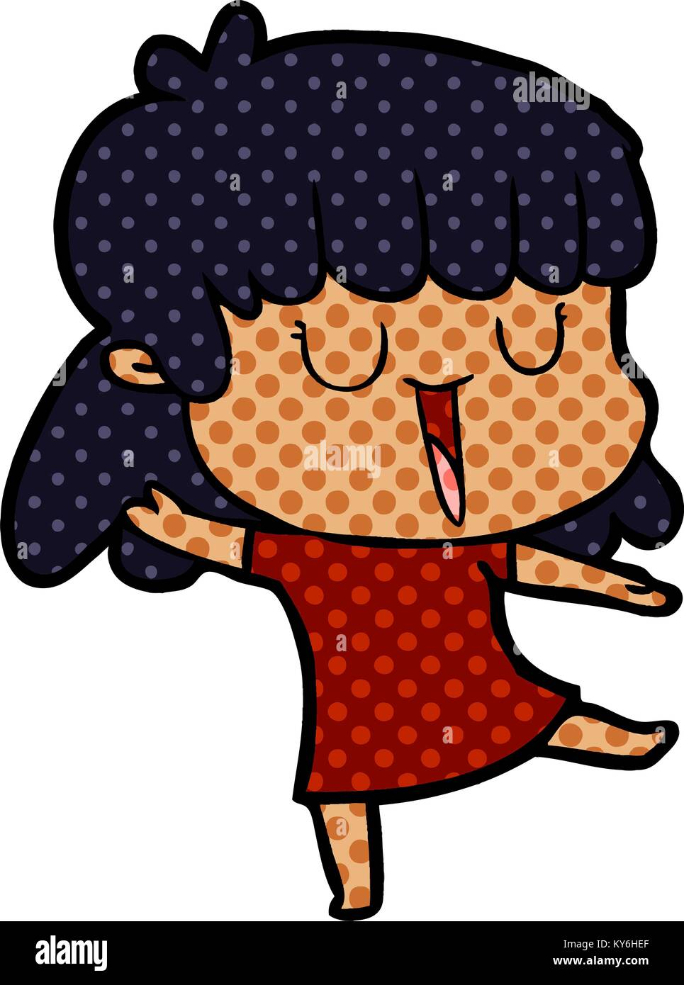 cartoon woman laughing Stock Vector Image & Art - Alamy