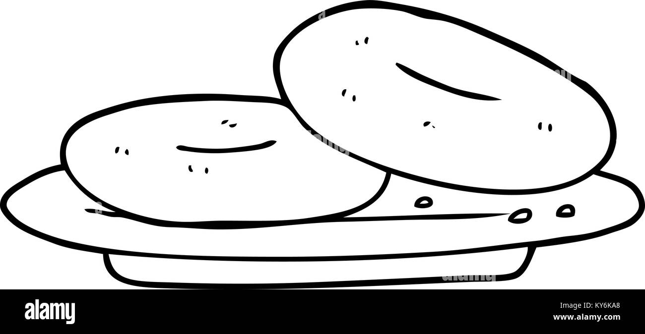 Cartoon donuts Black and White Stock Photos & Images - Alamy