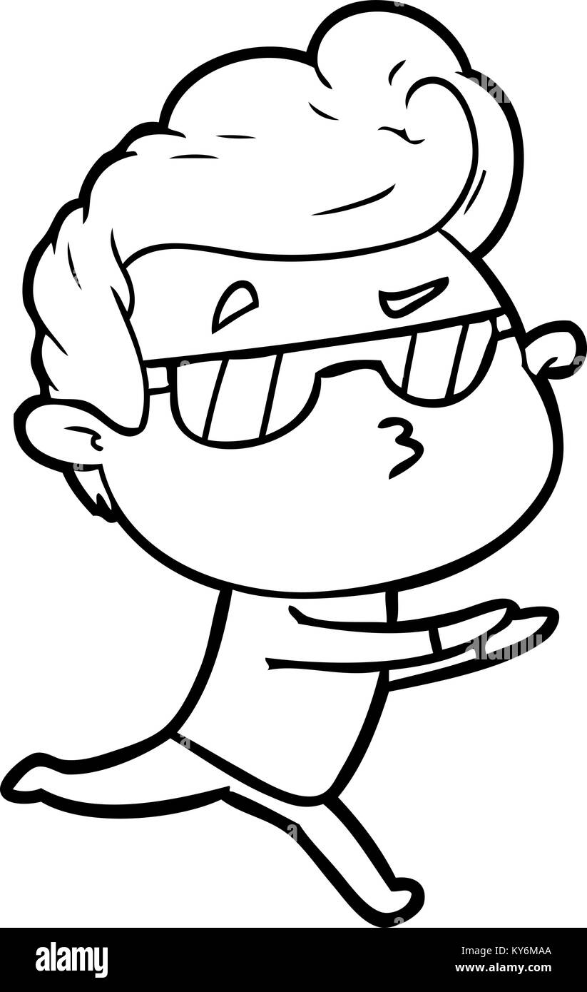 cartoon cool guy Stock Vector Image & Art Alamy