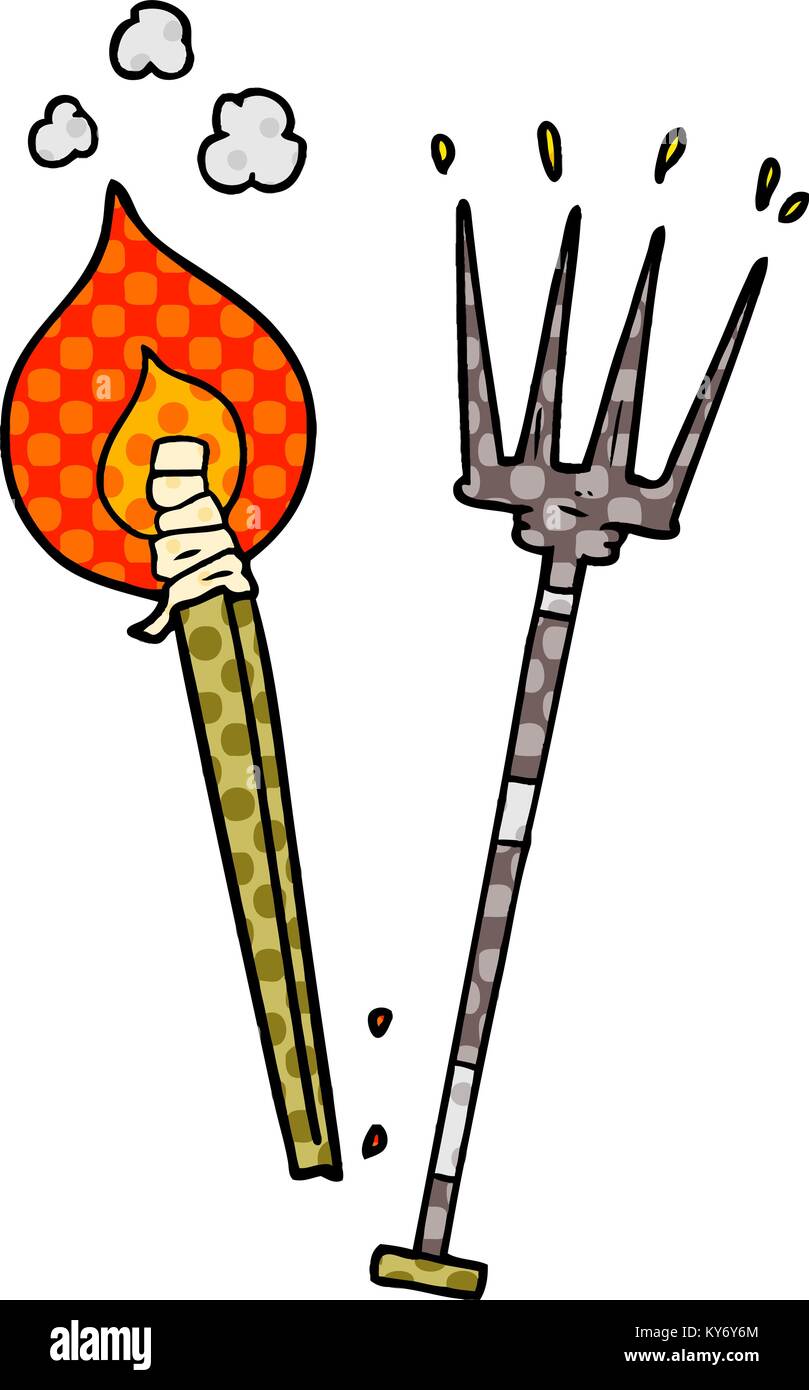Scythe Pitchforks And Torches