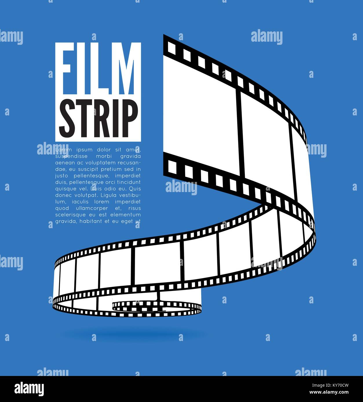 Film strip vector illustration Stock Vector Image & Art Alamy