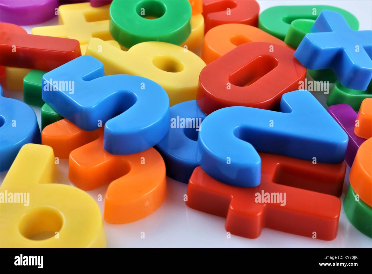 An concept Image of a Alphabet Baby toy - letters Stock Photo