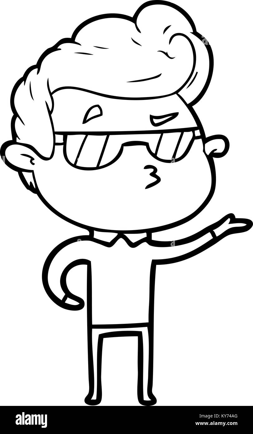 cartoon cool guy Stock Vector Image & Art Alamy