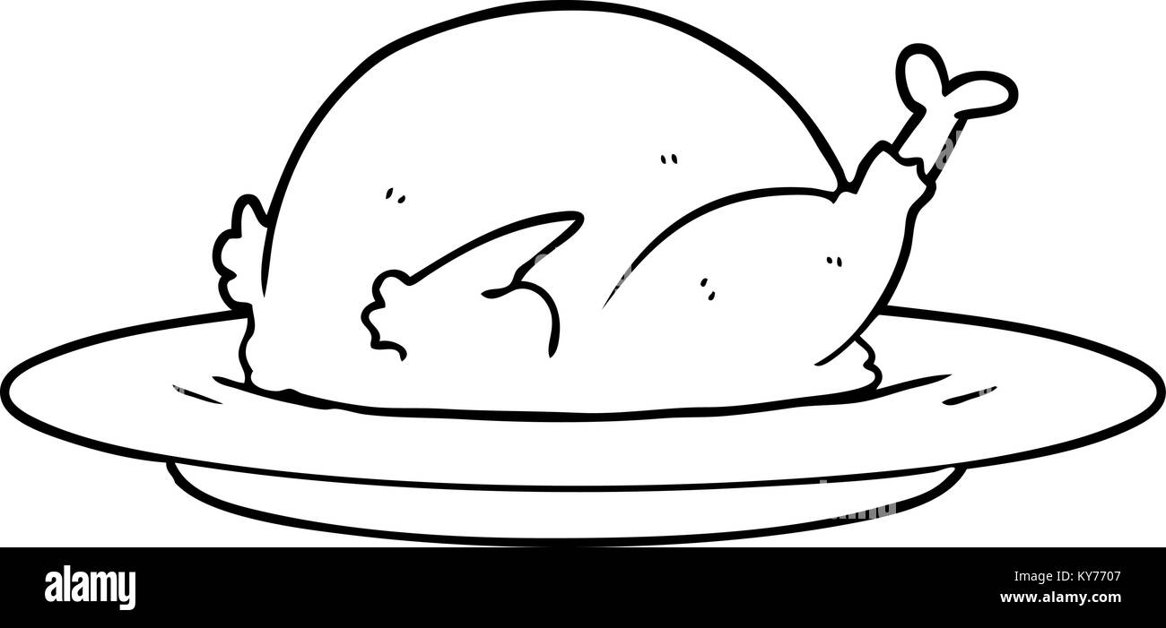 cartoon cooked turkey Stock Vector Image & Art - Alamy