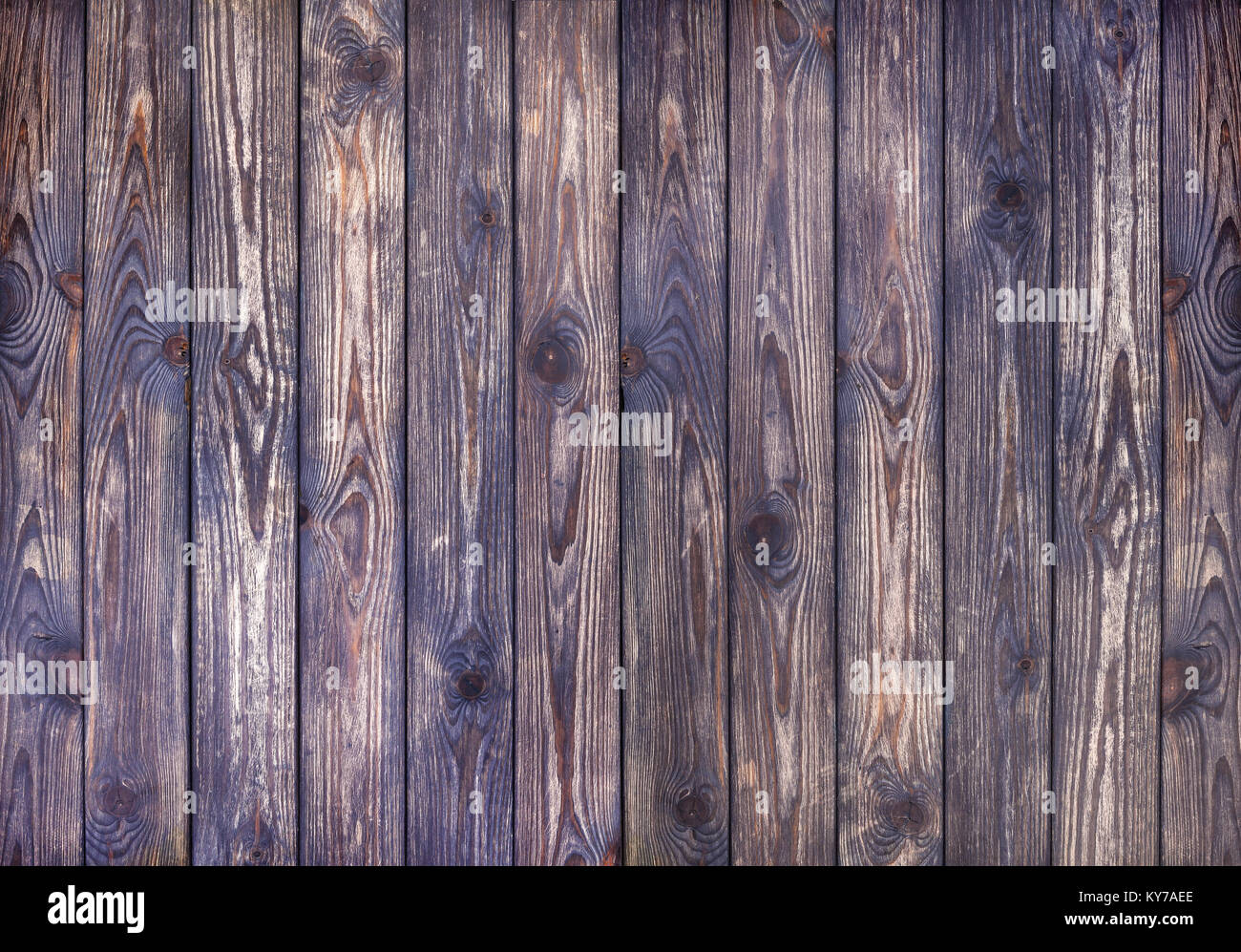 Dark wooden texture, old scratched wood Stock Photo